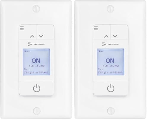 Intermatic ST700W Ascend 7-Day in-Wall Programmable Timer - Automatic Astronomic Control