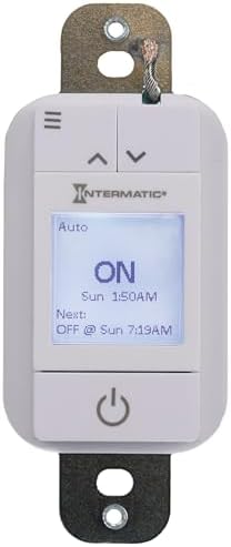 Intermatic ST700W Ascend 7-Day in-Wall Programmable Timer - Automatic Astronomic Control