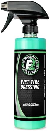 ExoForma Wet Tire Dressing Spray - Extremely High Shine Tire Dressing for That Wet Look