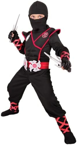 Kangaroo Ninja Costume for Boys & Girls with Ninja Accessories