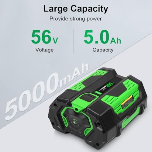 5.0Ah Battery Replacement for EGO 56v Battery