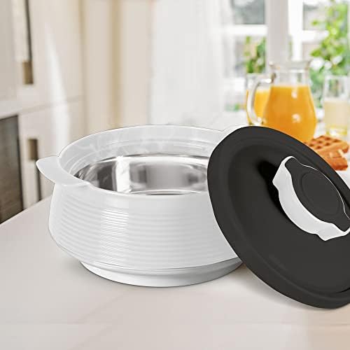 Milton Casserole Set of 3 (62, 45 & 28 oz) PU Insulated Hot Pot for Food