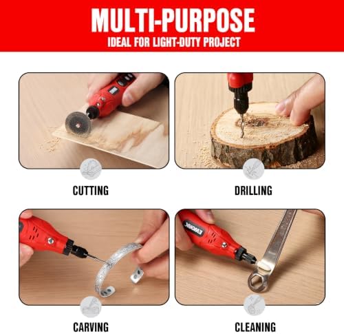 71PCS Mini Rotary Tool, 5-Speed Rotary Tool Kit for DIY Enthusiasts