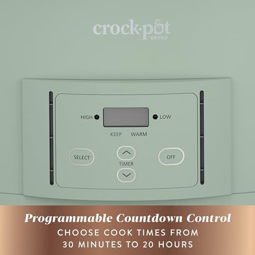 Crock-Pot® Design Series 7-Quart Programmable Slow Cooker, Desert Sage Green