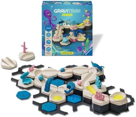 Ravensburger GraviTrax Junior Starter Set - My Ocean - 58-Piece Marble Run Game