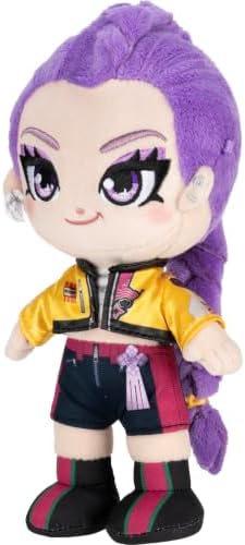 Kpop Demon Hunters 8-inch Rumi Plush - Collectible HUNTR/X Character Plush - Ages 6+