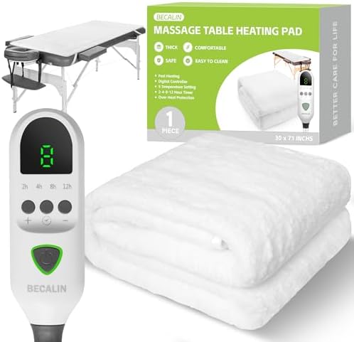 Massage Table Warmer Heating Pad Professional SPA Massage Bed Warmer Pads
