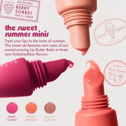 Summer Fridays Sweet Summer Minis Lip Balm Trio (0.35 Oz, 3 Ct)
