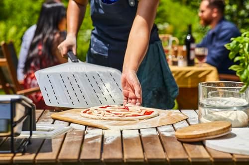 Ooni 16” Bamboo Pizza Peel – Wooden 16 Inch Serving Board, Pizza Spatula Paddle