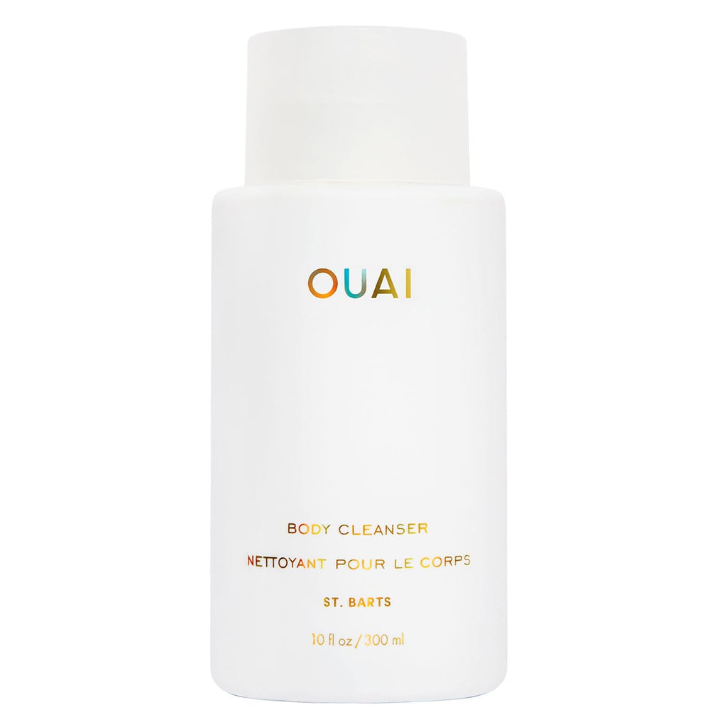 OUAI Body Cleanser, St. Barts - Foaming Body Wash with Jojoba Oil and Rosehip