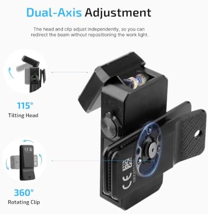 OLIGHT Oclip 2 Ultra EDC Rechargeable Flashlight Clip Light, Onyx Black