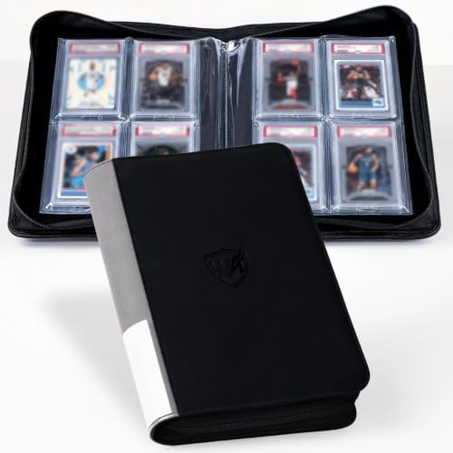 Graded Card Binder 4 Pocket, Holds 40 PSA Slabs for PSA CGC CSG Slabs, J254