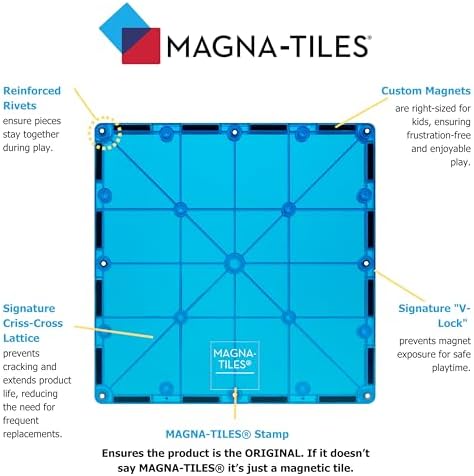 MAGNA-TILES Classic 32-Piece Magnetic Construction Set