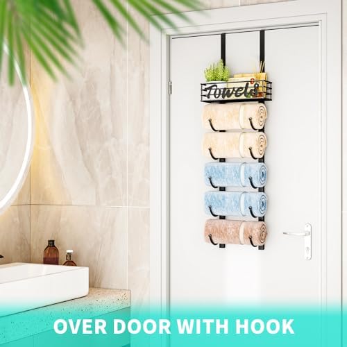 HapiRm Towel Racks for Bathroom Storage
