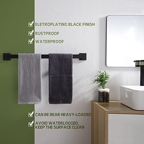 KOKOSIRI 24-Inch Single Towel Bar, Bathroom Kitchen Towel Holder