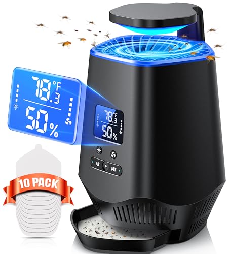 Fruit Fly Traps for Indoors, Smart Fly Trap Indoor Bug Zapper Gnat Traps for