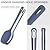 ChefAide 5 Pieces Silicone Spatula Set, Food Grade Rubber Spatula, Upgrade