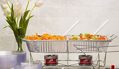 Aluminum Deep Foil Pans Full Size, Large Disposable Roasting & Baking Pan