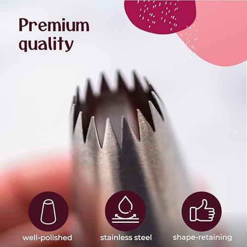 Premium Reusable Piping Bags and Tips Set