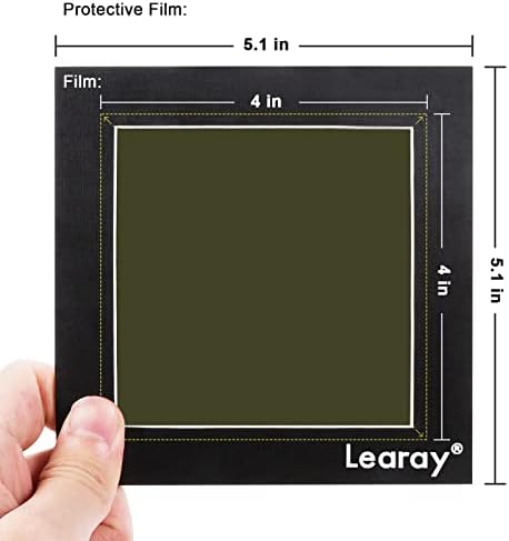 Magnetic Field Viewing Film, Magnetic Field Viewer, 4 x 4 Inch