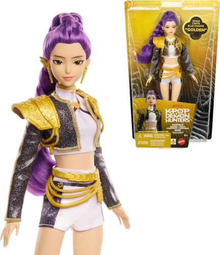 Mattel Kpop Demon Hunters HUNTR/X Rumi “Golden” Singing Doll