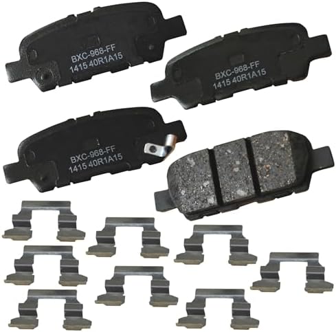 Bendix Premium SBC1415 Rear Brake Pads for EX35, 37, FX35, G25, G37, JX35, M35h, M37, Q40