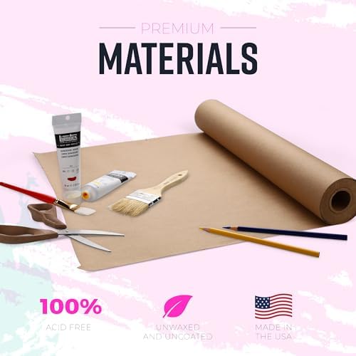 Large Brown Kraft Paper Roll - 36" x 1200" (100 ft) - Made in USA