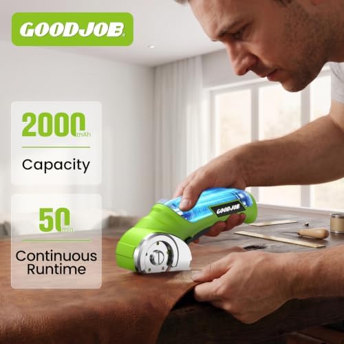 Cordless Electric Scissors, 4V Cardboard Cutter with 4 SK5 Blades