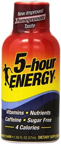 5-hour ENERGY Shot, Regular Strength Pomegranate, 1.93 Ounce, 24 Count