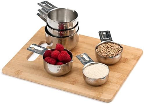 Hudson Essentials Stainless Steel Measuring Cups Set (6 Piece Set)