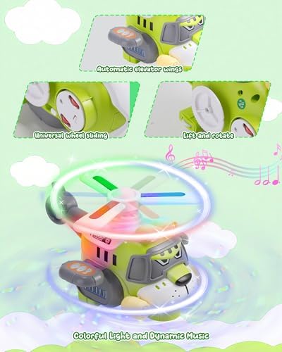 Tiger Style Kids Airplane Toy Electric Helicopter Toy