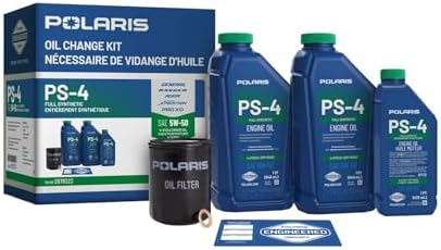 Polaris Full Synthetic Oil Change Kit for RANGER, GENERAL, RZR - 2879323