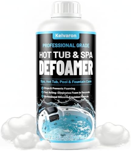 Hot Tub Defoamer 32 oz - Spa Defoamer for Hot Tub, Pool, Fast Remove Foam