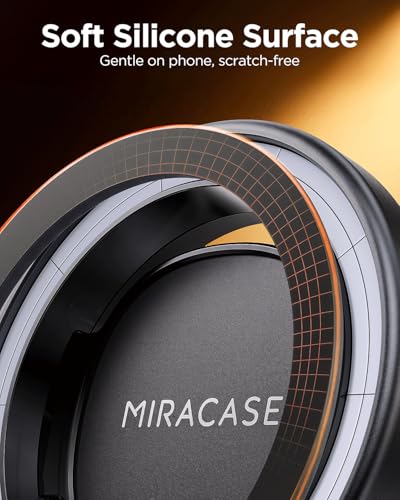 Miracase for MagSafe Car Mount 3600gf Strong Magnet & 89+LBS Suction Base