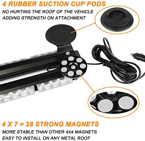ASPL 29.5" 54 LED Rooftop Strobe Light Bar