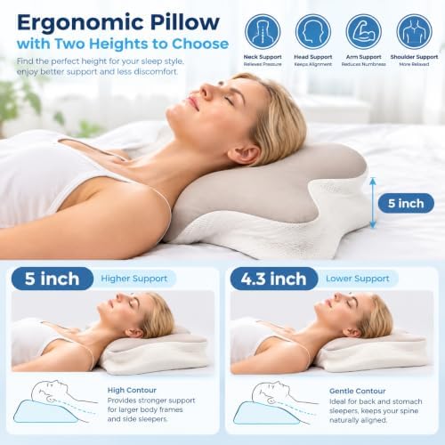 Cooling Cervical Pillow for Pain Relief