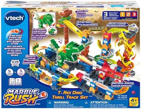 VTech Marble Rush T-Rex Dino Thrill Track Set