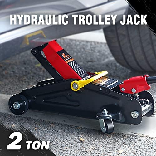 DNA Motoring TOOLS-00234 Low Profile Hydraulic Trolley Service/Floor Jack