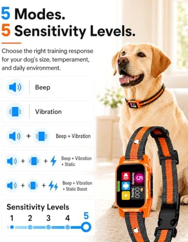 Dog Bark Collar for Large Medium Small Dogs