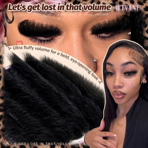 280Pcs Thick Lash Clusters 260D Eyelash Clusters 14-24mm