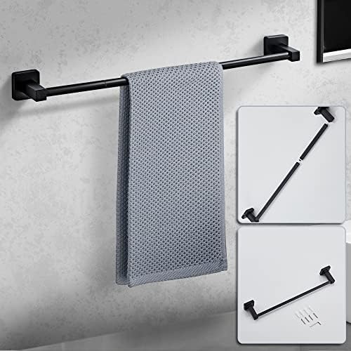 Matte Black Bathroom Hardware Set 4 Pieces