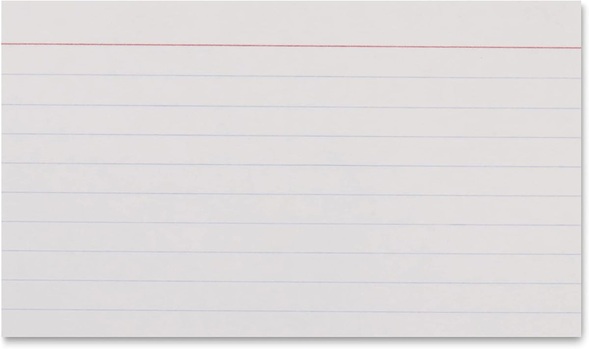 Amazon Basics Heavy Weight Ruled Index Cards for Studying and Note Taking