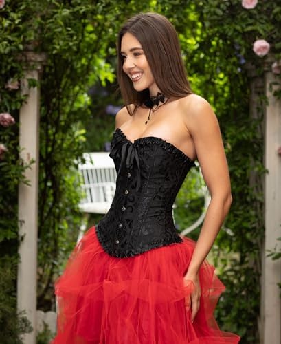 SZIVYSHI 14-Bone Overbust Corset Top