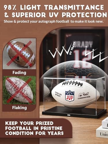 Football Display Case Full Size