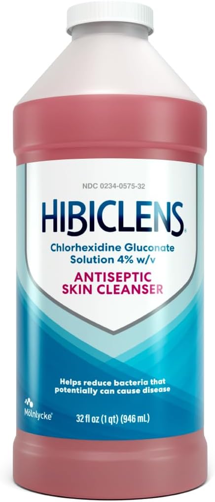 Hibiclens – Antimicrobial and Antiseptic Soap and Skin Cleanser – 32 oz – for