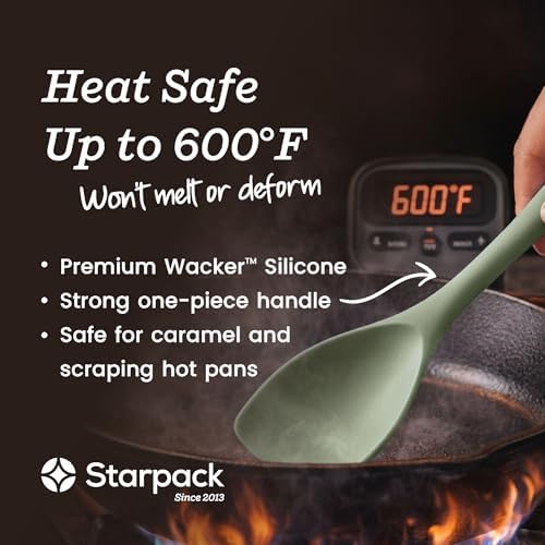 Starpack Stir and Serve Silicone Cooking Utensils Set (5-Piece, 11") - LFGB Non Toxic