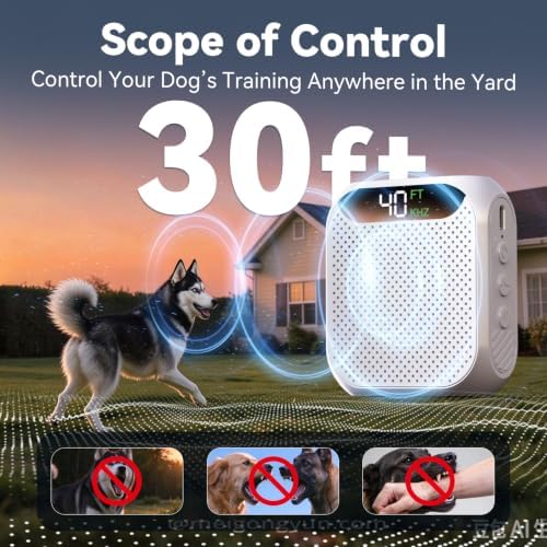 Anti Barking Device for Dogs,3 Modes Dog Bark Deterrent Device