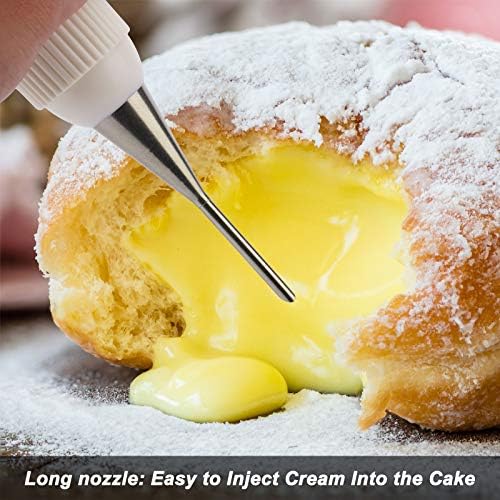 11 Pcs Extra Large Piping Tip Set,Stainless Steel Cake Decorating Icing Tips Nozzles