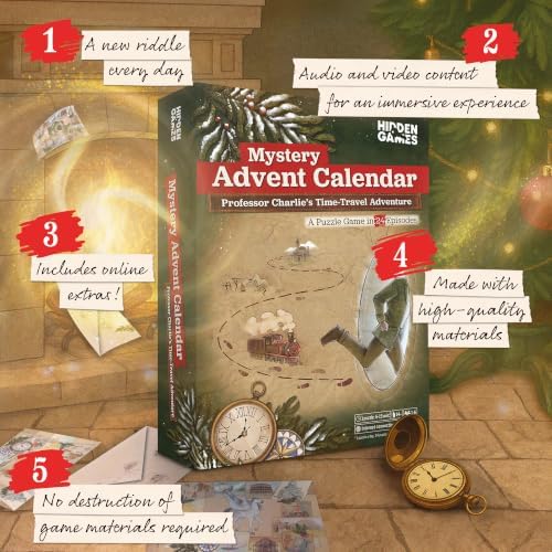 Hidden Games – Professor Charlie's Time-Travel Adventure – Advent Calendar