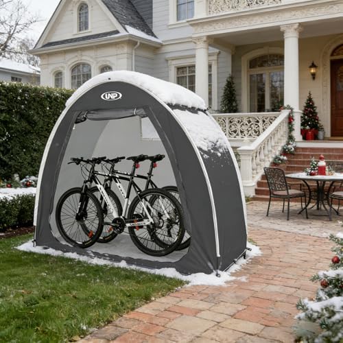 UNP Bike Storage Shed Tent, Waterproof Bike Storage Tent for 1/2/3/4 Bikes